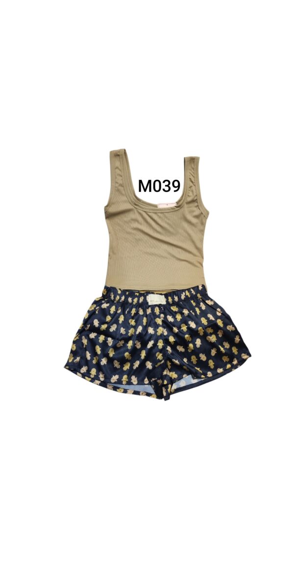 Pijama short y Blusa M039